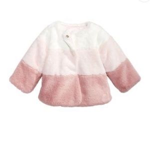 Baby girl faux fur coat (2T)
